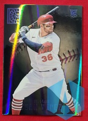 2022 Panini Capstone JUAN YEPEZ RC #22 Blue Foil Parallel Cardinals
